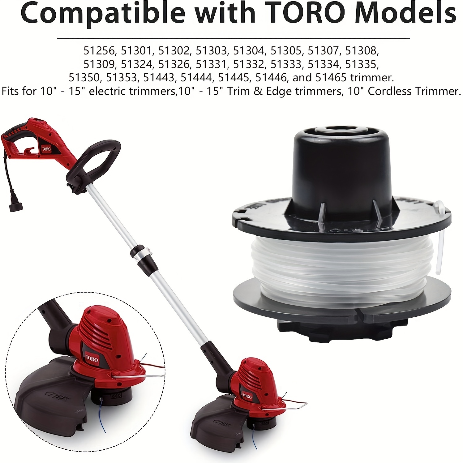 Toro 15 electric deals trimmer