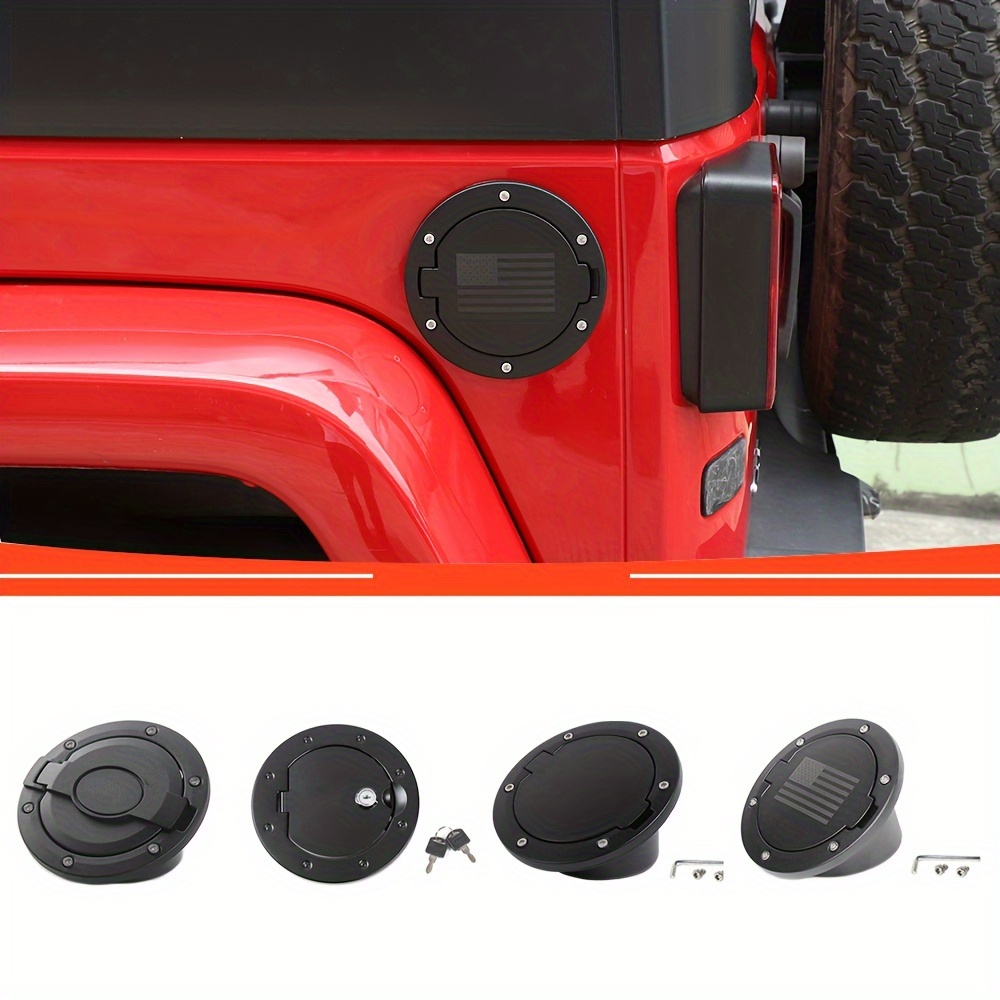 Auto Fuel Filler Tür Abdeckung Gas Tank Cap Für Jeep Wrangler JK