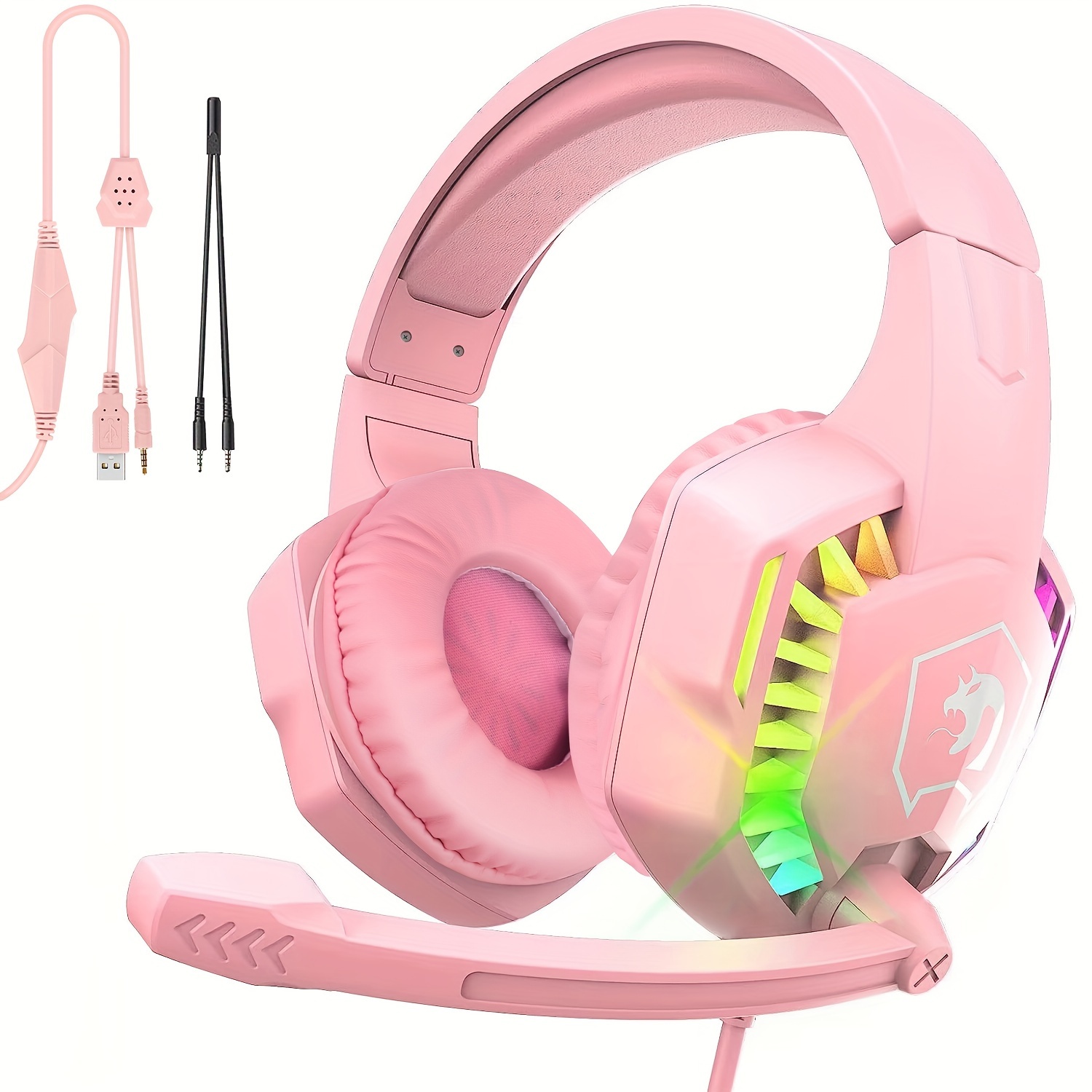 Mamba Snake Cy907 Gaming Headset Pc Computer Headphones Temu