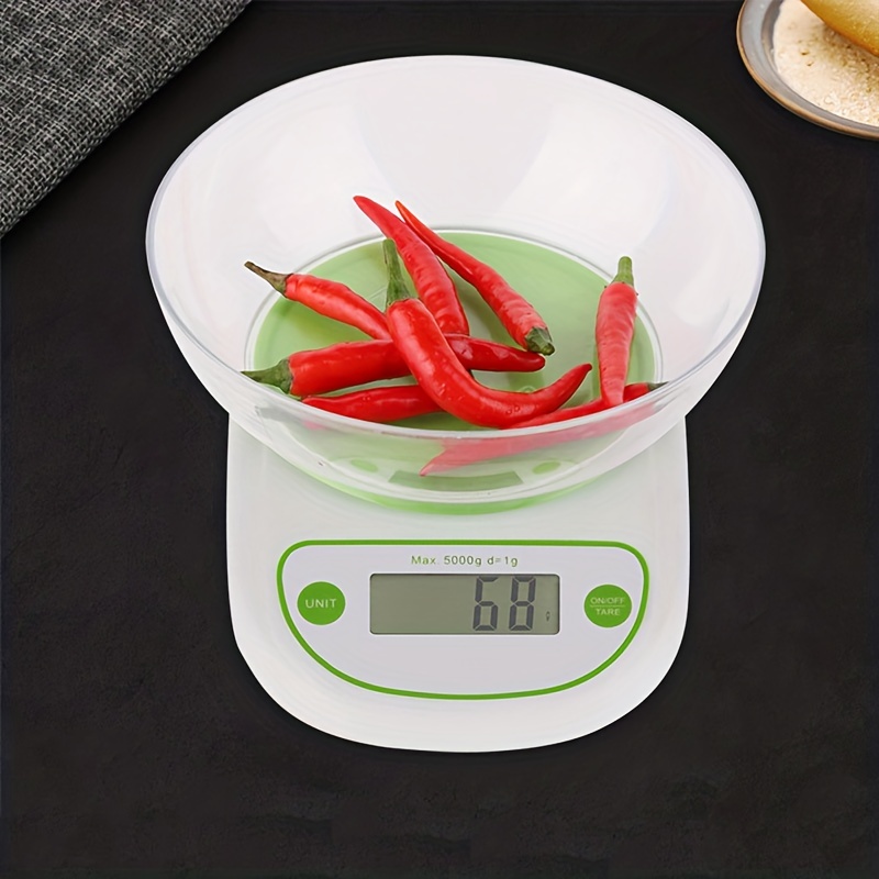 Kitchen Scale, Digital Food Scale, High Precise Measuring Scale, Large Lcd  Display With Batteries - Temu