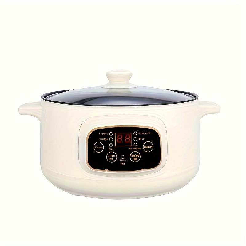 110V Electric Cooker Small Electric Cooker Home Electric Hot Pot White 