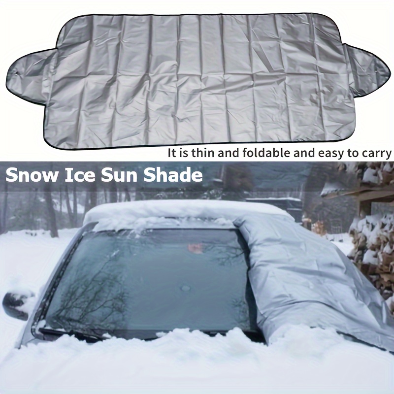 YEAHPY Car Windshield Snow Cover Ice Removal Sun Shade Frost Guard