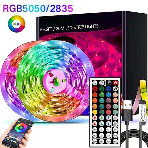 100ft led strip light rgb 5050 infrared 44 key controller night light halloween decoration for living room christmas party bedroom night light