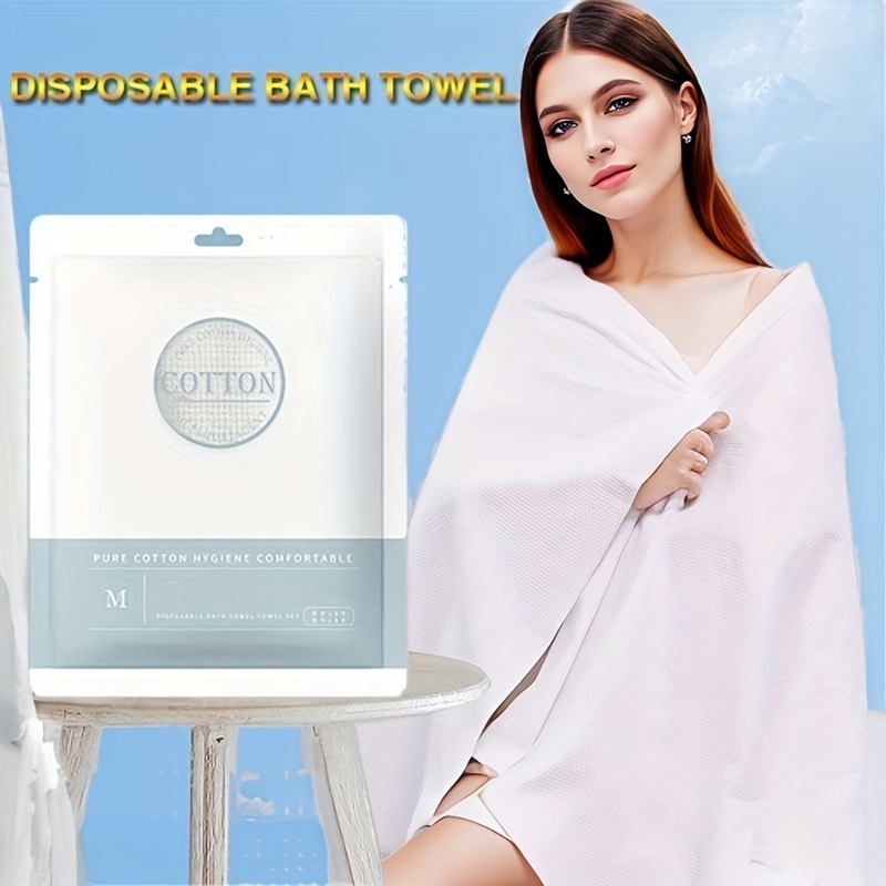 Disposable Bath Sheets Towels Suit Cotton Bath Towels Sets - Temu