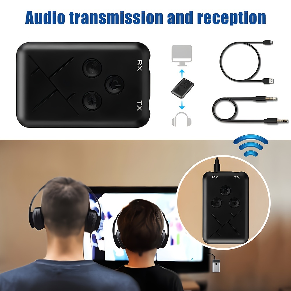 Transmetteur Récepteur Audio Sans Fil Bluetooth 5.0, 3.5mm, Rca, Jack Aux,  Adaptateur De Musique Stéréo, Dongle Pour Pc, Tv, Casque, Haut-parleur De  Voiture - Sans Fil Adaptateur - AliExpress
