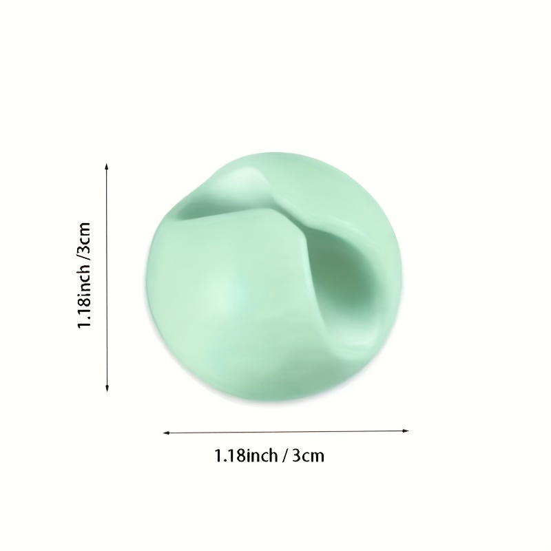 3/5/10pcs Silicone Desktop Cable Management Devices, with Data Cable Holder, Storage Buckle, Earphone Charging Cable, Bedside Cable Card Holder, for Cable Management