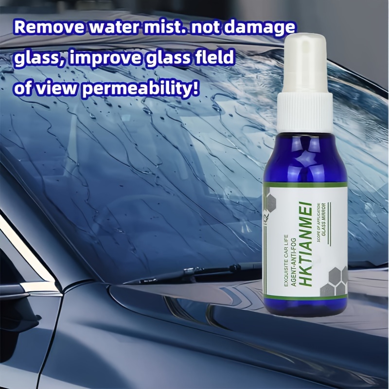 1pc Car Glass Anti-fog And Rain Agent, Windshield Cleaning, Defogging,  Waterproof Spray, For Clear Vision - Automotive - Temu
