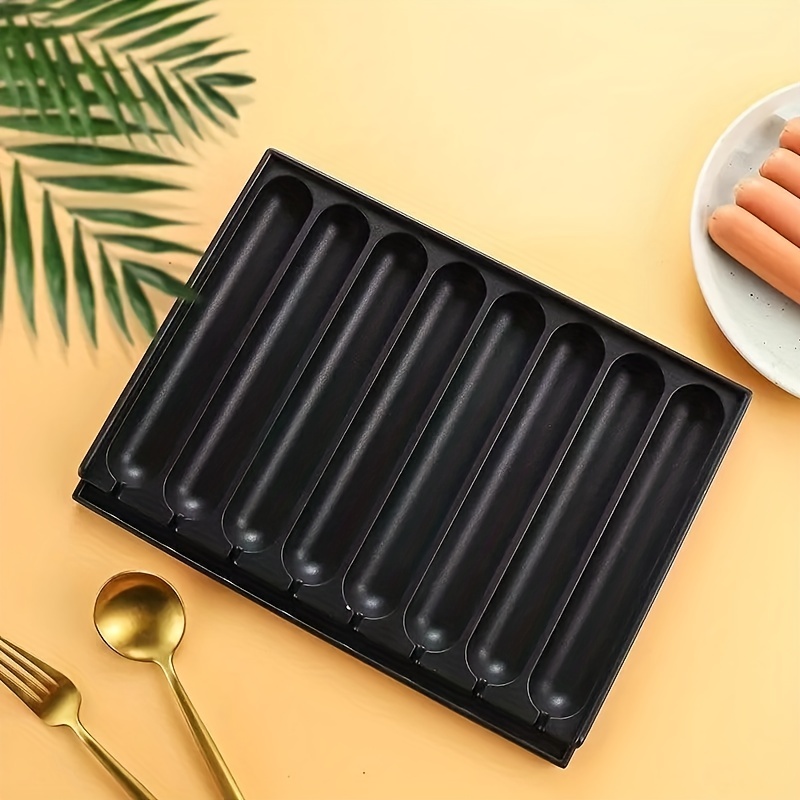 Cast Iron Home Pre Seasoned Grilled Sausage Pot Easy Clean Square Homemade  Hot Dog Mold Sausage Pan for Grilled Sausage Cooking - AliExpress