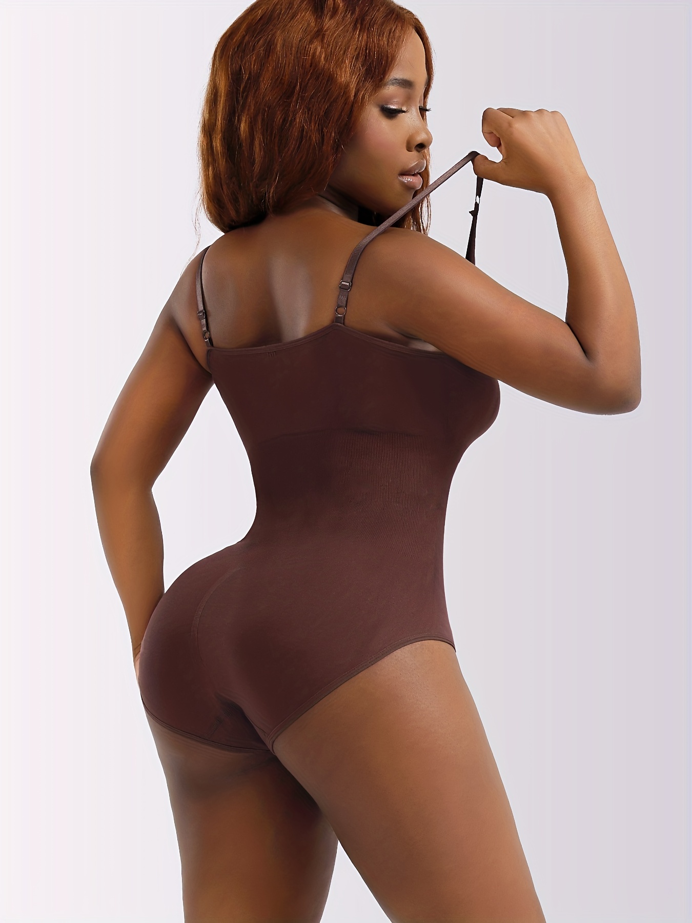 1582 - Seamless Mid-Thigh Ultra Butt-Lifting Thermal Bodysuit – Molding  Secrets