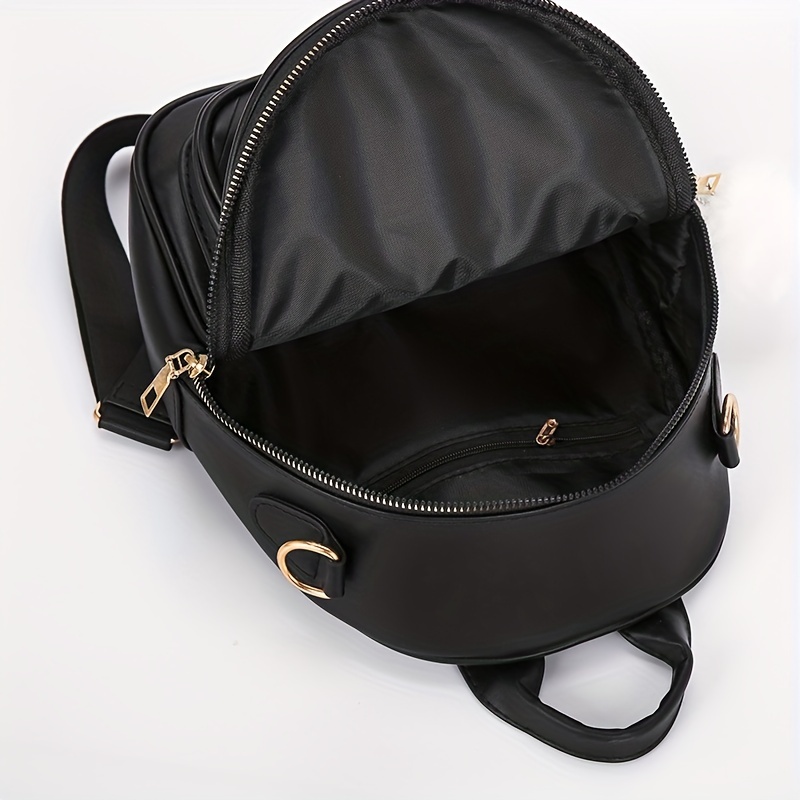 Bolso mochila negro mujer convertible