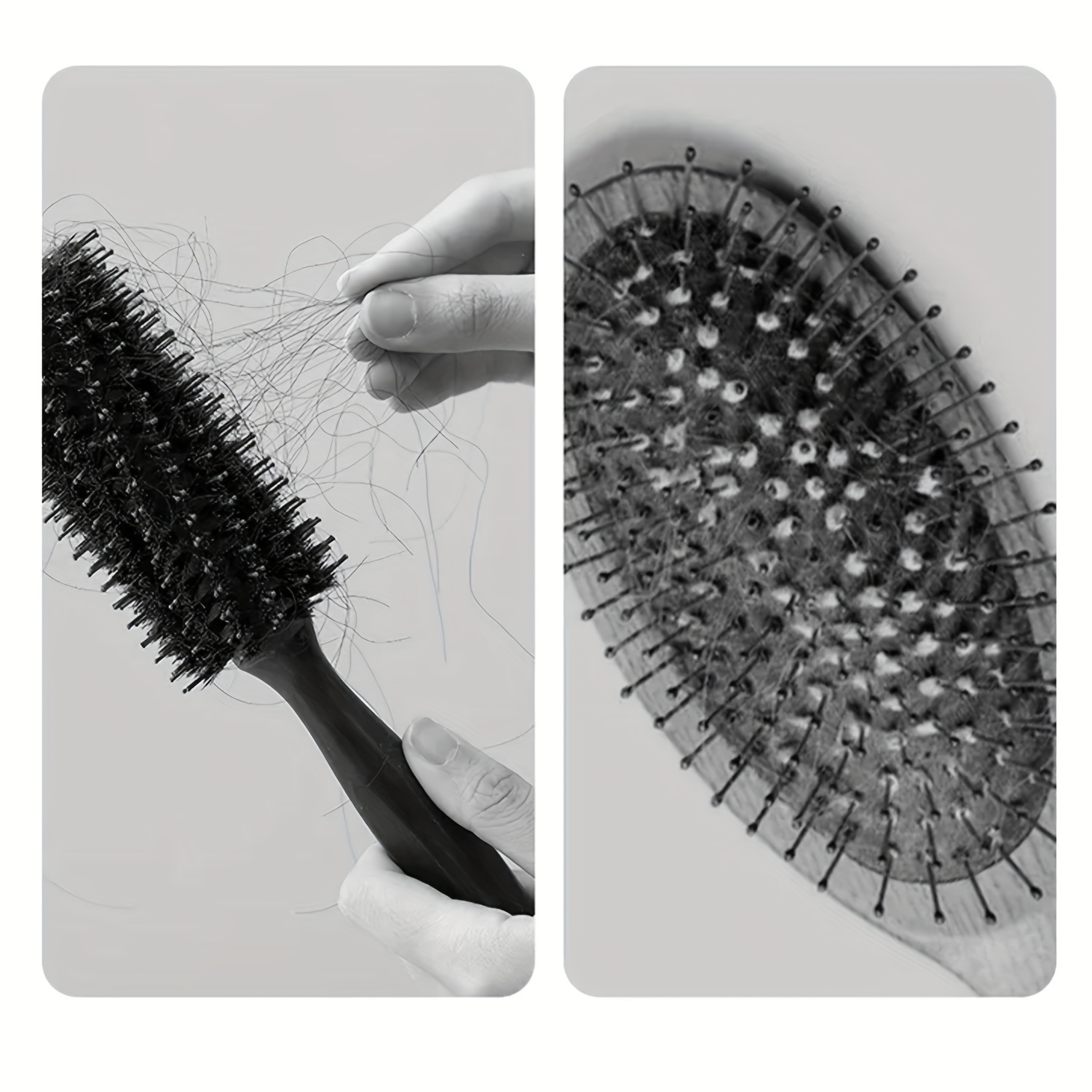 Air Cushion Hair Brush Cleaning Brush, Detangling Rake Comb, Lice