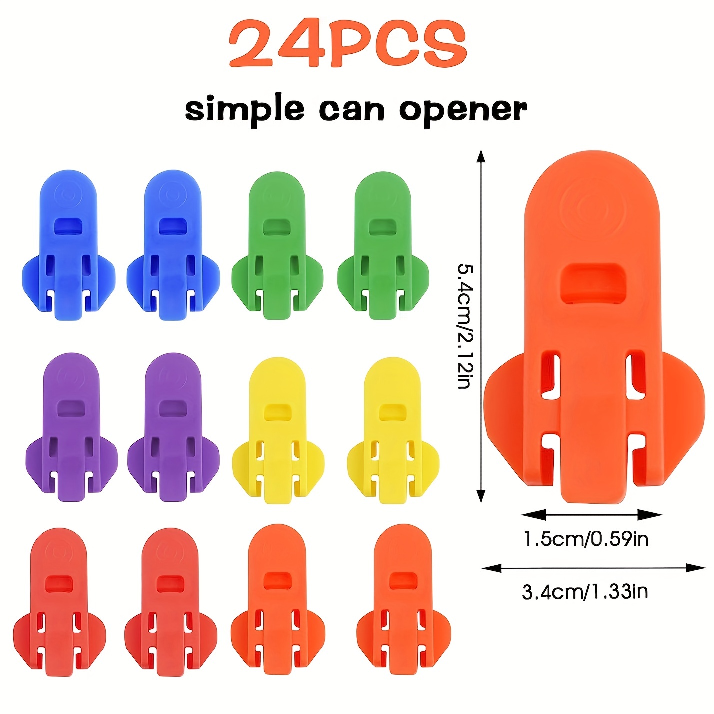 1/6PCS Easy Can Opener Cover Drink Shield And Soda Protector For