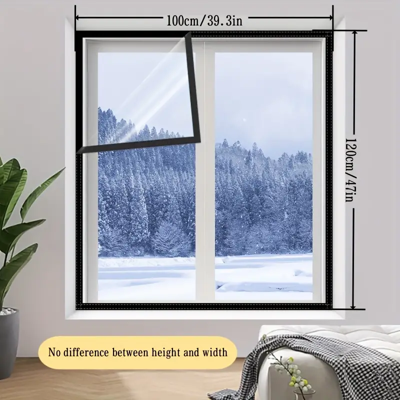 Window Insulation Film Cold Proof Sealing Transparent - Temu
