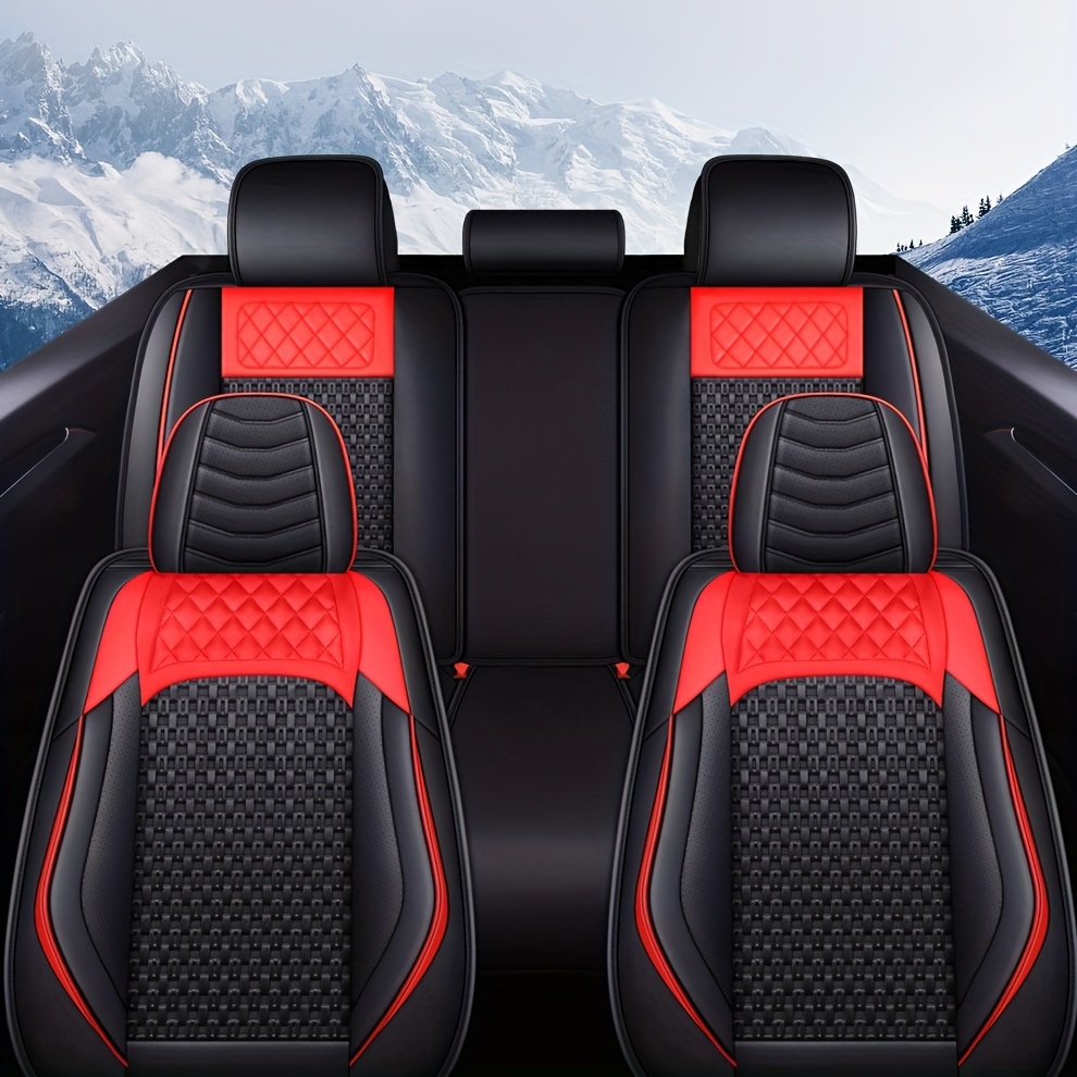 Sitzbezüge Auto Leder Autositzbezüge Universal Set für Ford Focus