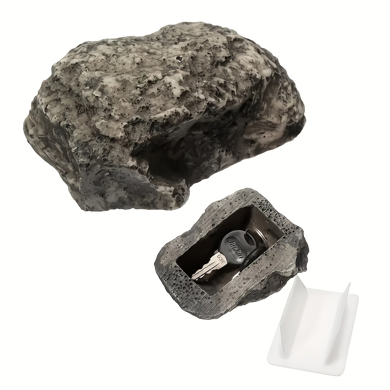 1pc fake stone key hider stone storage box never be locked outside again 0
