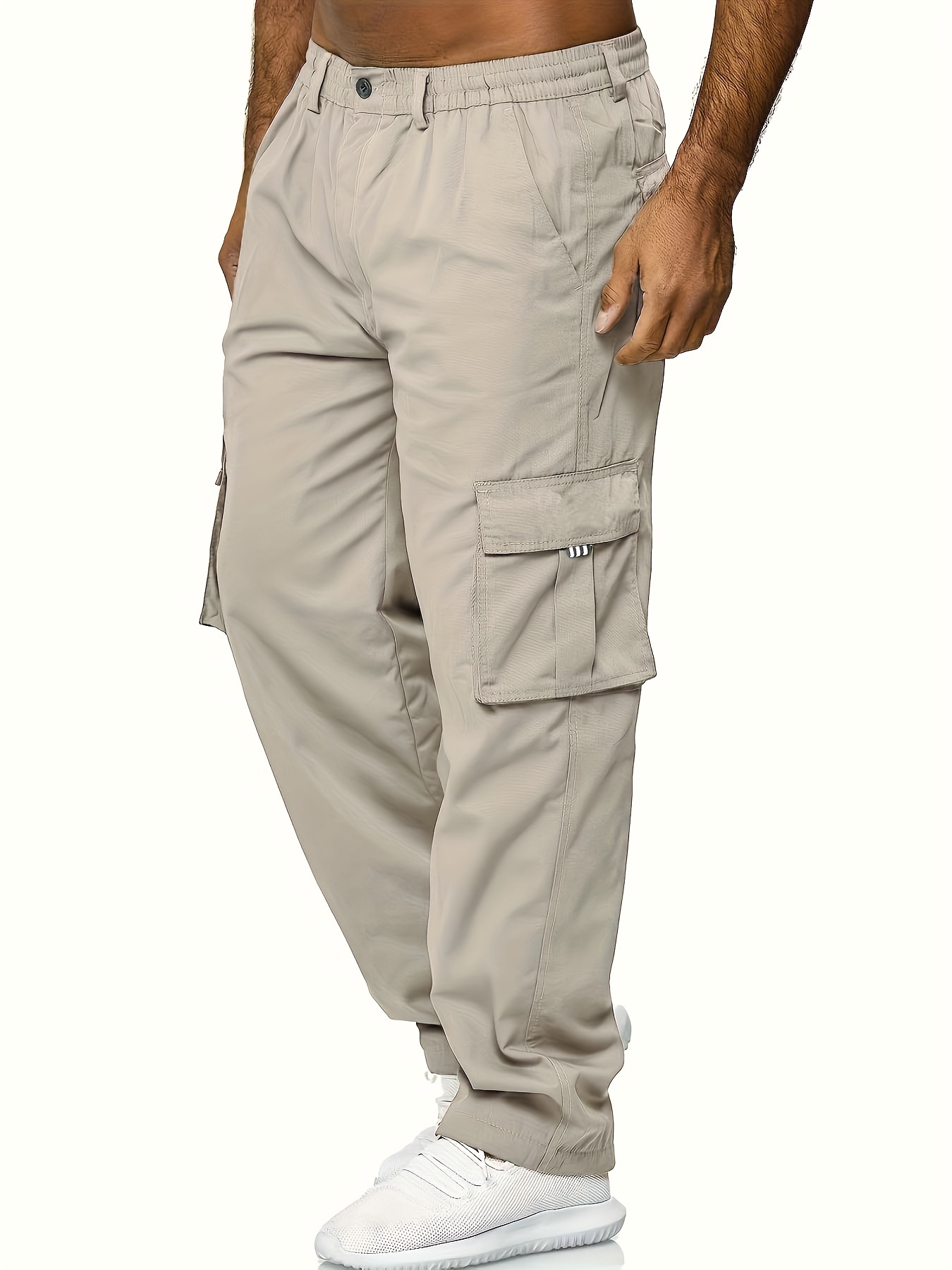 TheFound Men Loose Straight Cargo Pants Casual India