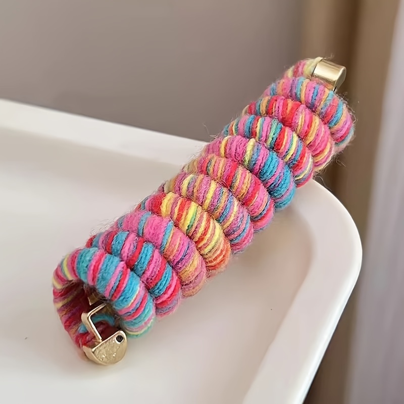 12 Spiral-Haargummis Aus Kunststoff – Haarschonend, Wasserfest, Für Pferdeschwanz & Alltag