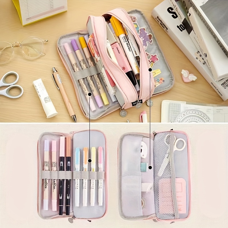 Pencil Case School Multifunction Bag Pouch Student Education Stationery  Supplies