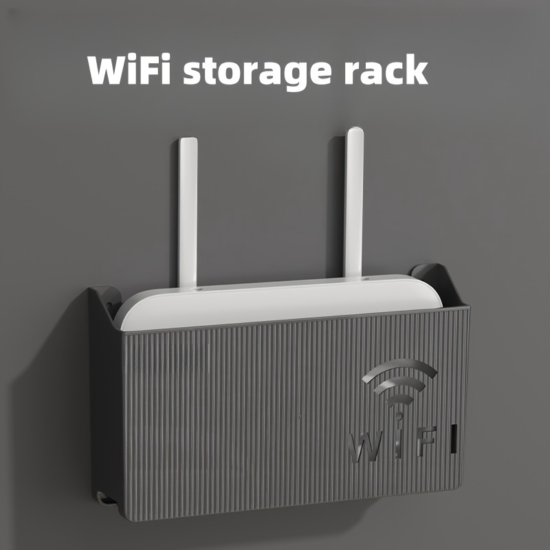 Wifi Router Storage Box Router Rack Tv Wall mounted Wifi - Temu