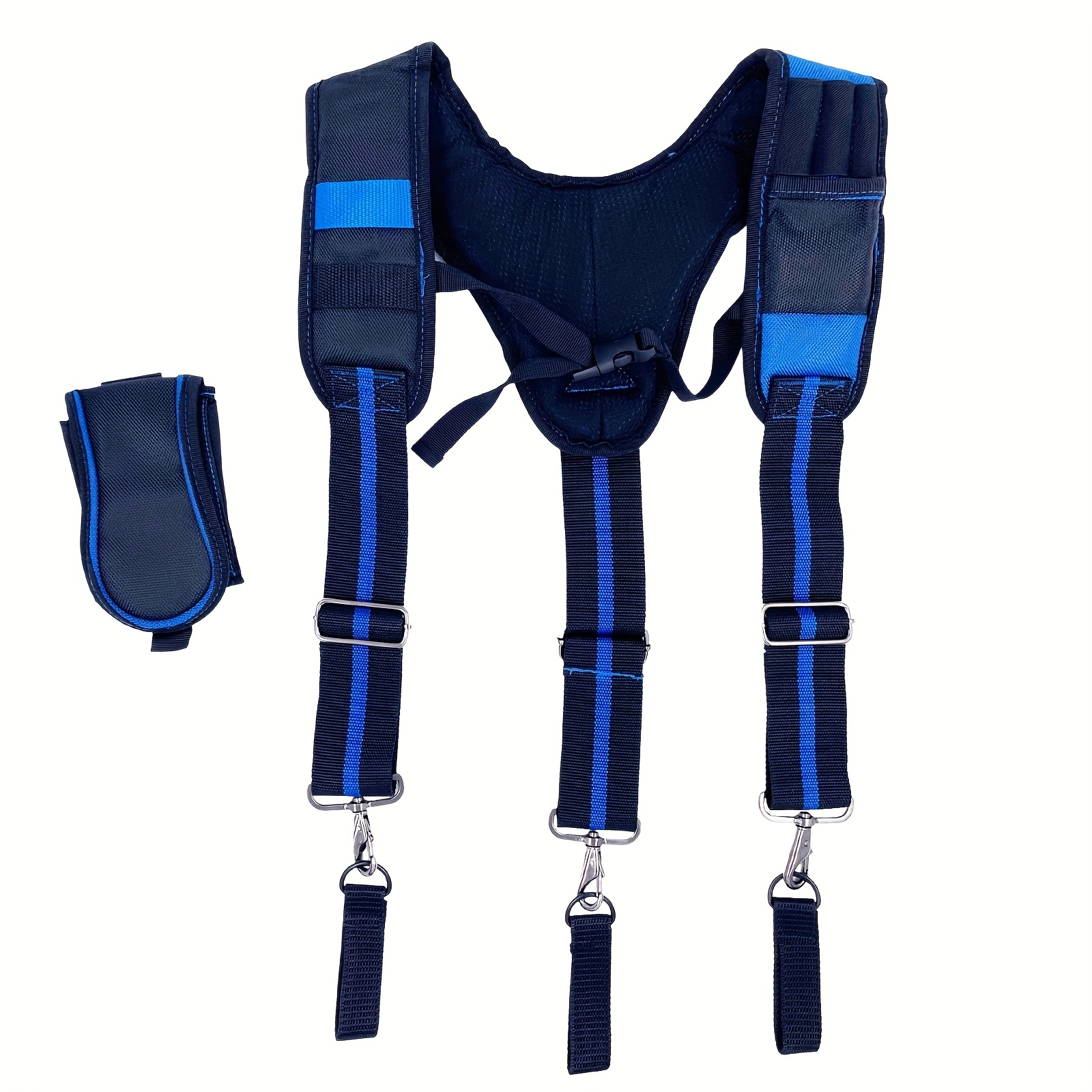 Tactical Suspenders Duty Belt Harness Padded Adjustable Tool Belt