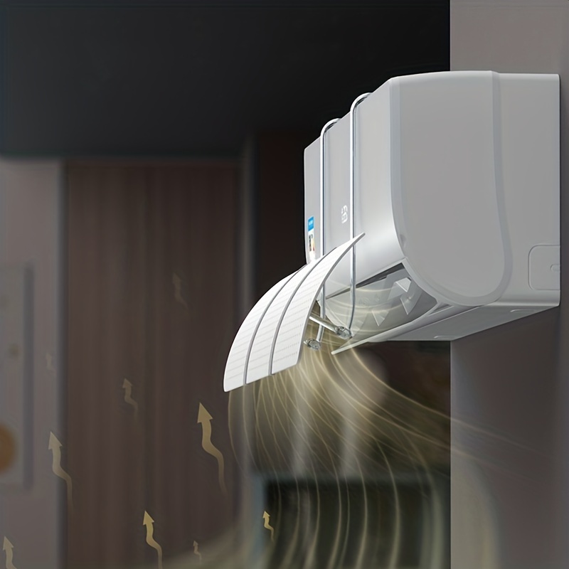  Deflector de ventilación de aire para ventana, deflector de  aire acondicionado para ventana, anticondensación que evita el soplado  directo (20.9 x 10.6 pulgadas) : Hogar y Cocina