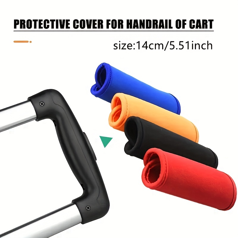 Luggage Trolley Case Handle Cover, Travel Case Bag Handle Grip Protective  Cover - Temu Italy