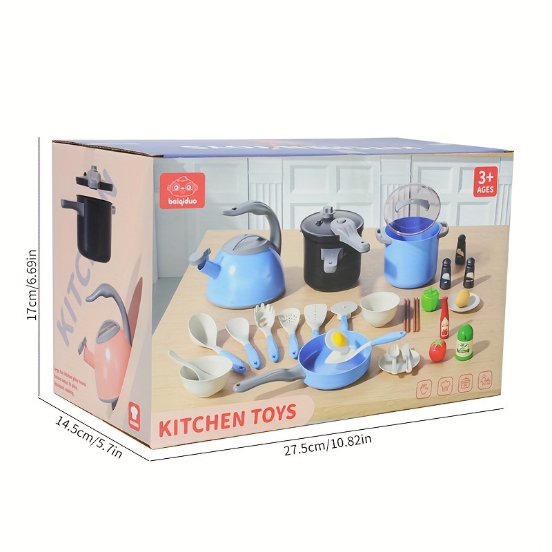 Set da cucina per bambini, set di giocattoli da cucina finta, set
