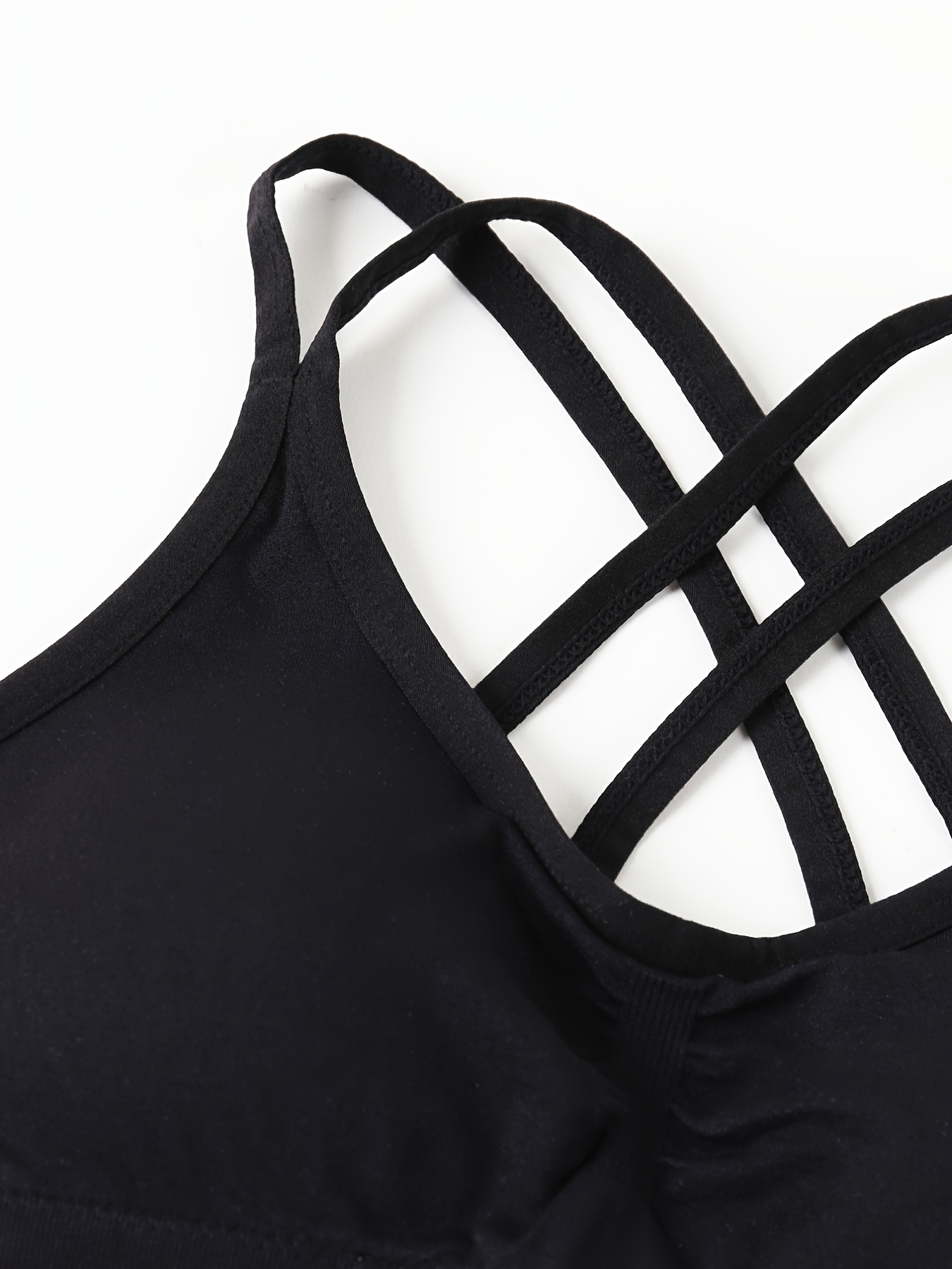 Women's Comfortable Criss Cross Beauty Back Fitness Bras - Temu