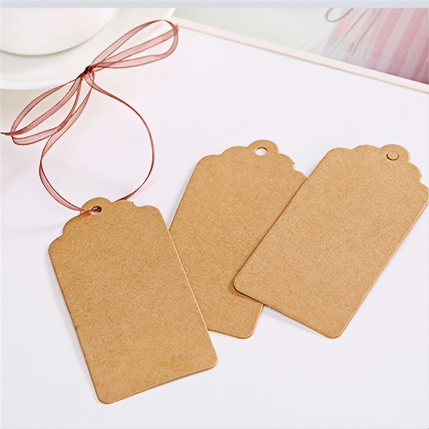 Kraft Paper Gift Tags Blank Gift Tags Hang - Temu