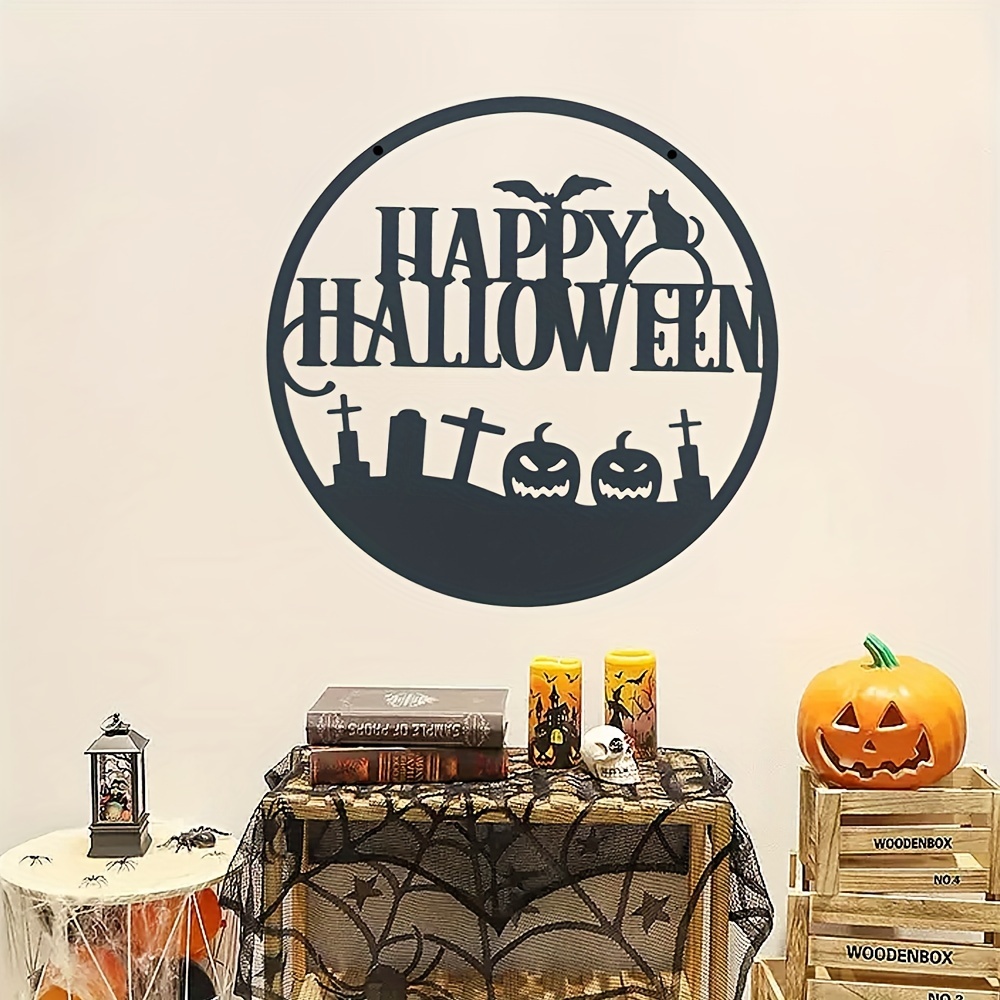 Iron Halloween Window Stickers Display Happy Halloween Iron Decorations,  Room Decoration, Aesthetic Room Decor, Bedroom Decor, Home Decoration, House  Decor, Cute Aesthetic Stuff, Cool Gadgets, Unusual Items - Temu Australia