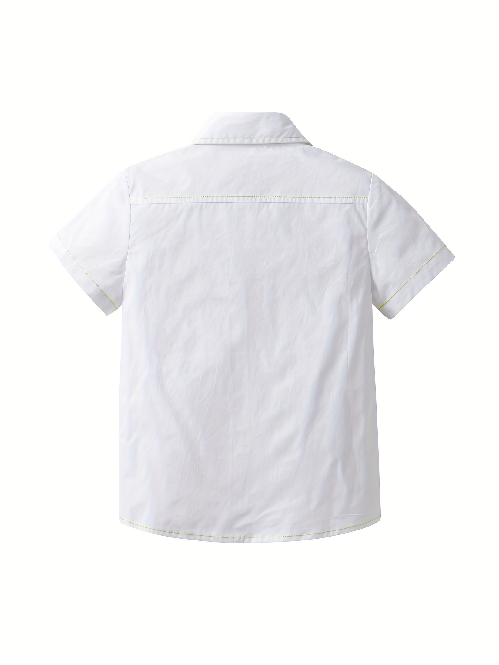 Boys Casual Short Sleeve Lapel Shirt for Summer