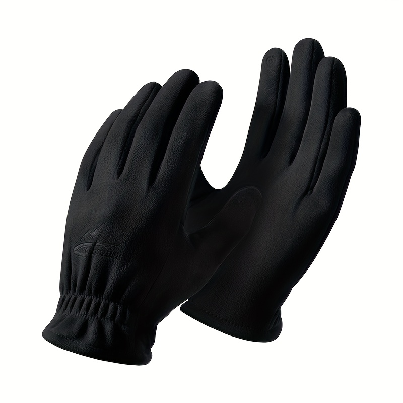 Winter Outdoor Cycling Warm Gloves Non slip Fleece Lining - Temu