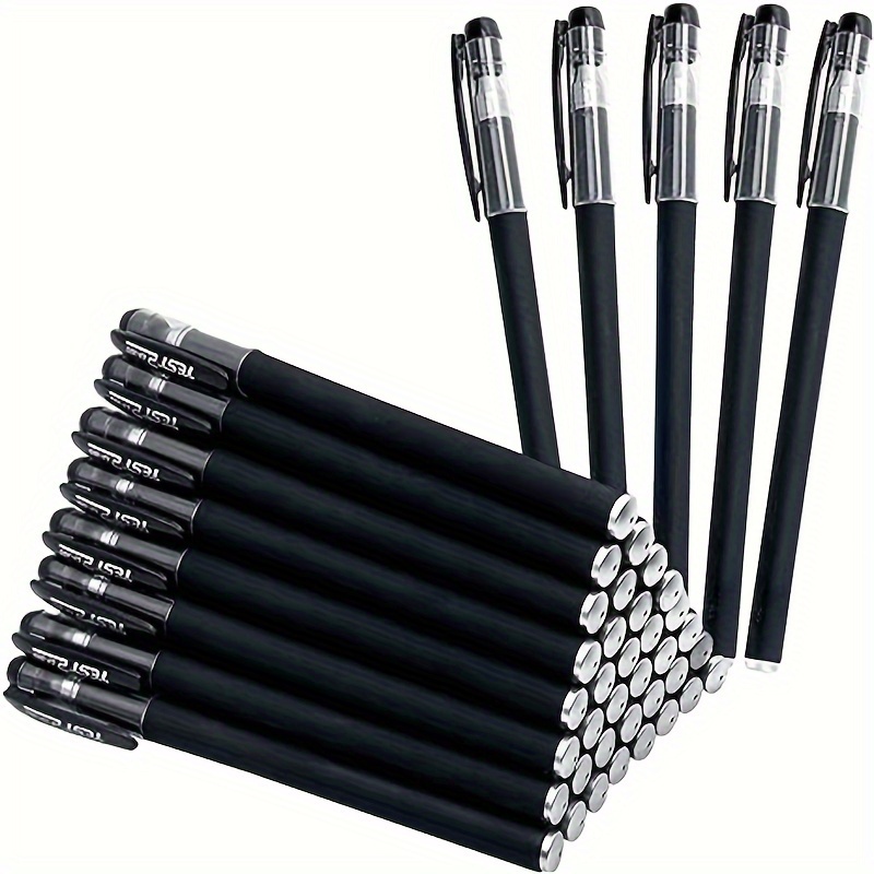  Gel Ink Pen 0.35mm Black Liquid Ink Rollerball Pens Quick  Drying Fine Point Pens Ballpoint Maker Pen Premium School Office Student  Exam Writing Stationery Supply 12 Pcs/Set