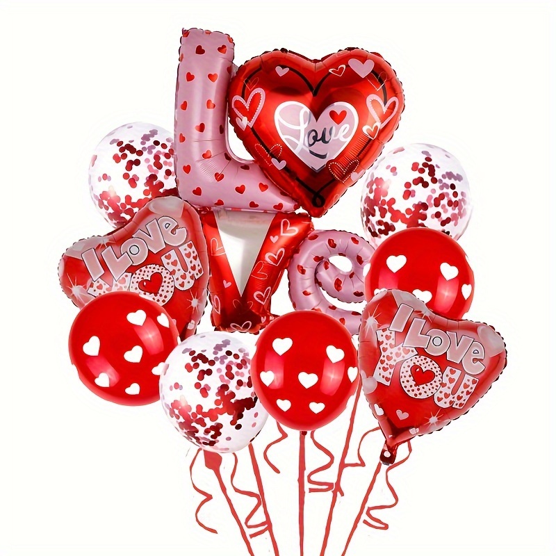 9pcs Set Palloncini Love Decorazioni San - Temu Italy