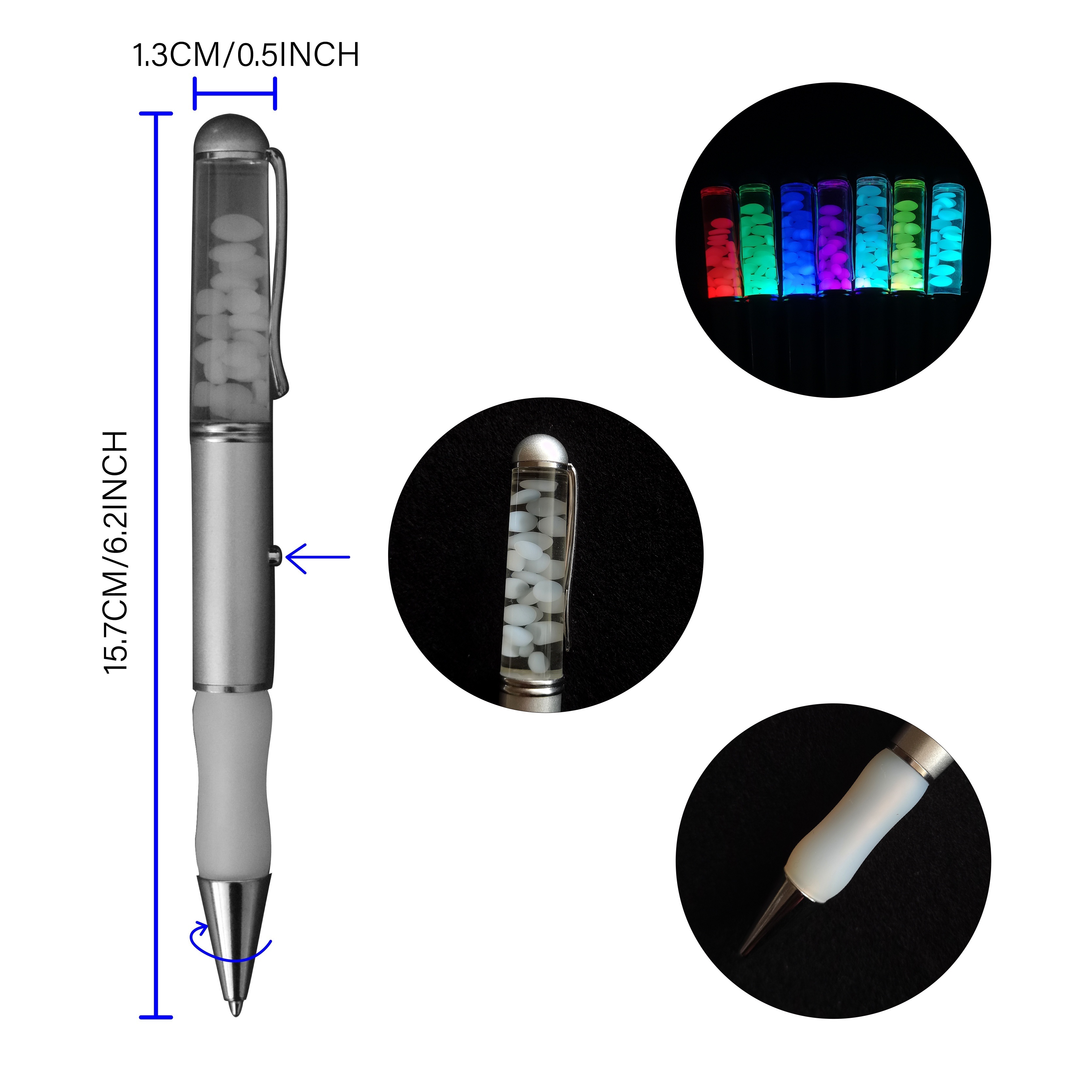 Unicorn Lamp Pen: Creative Luminous Light Ballpoint Pen - Temu
