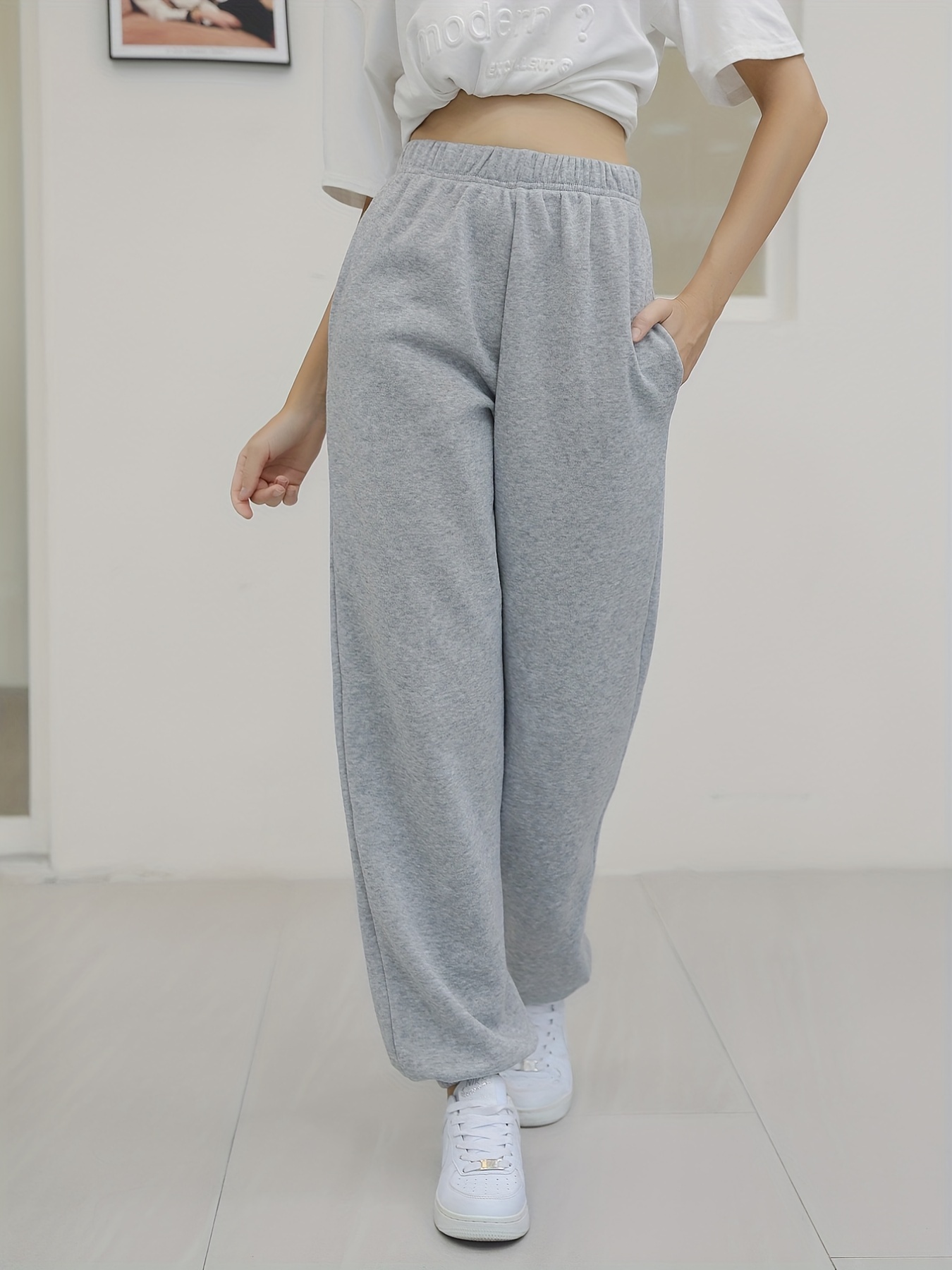 Uncuffed Sweatpants Temu