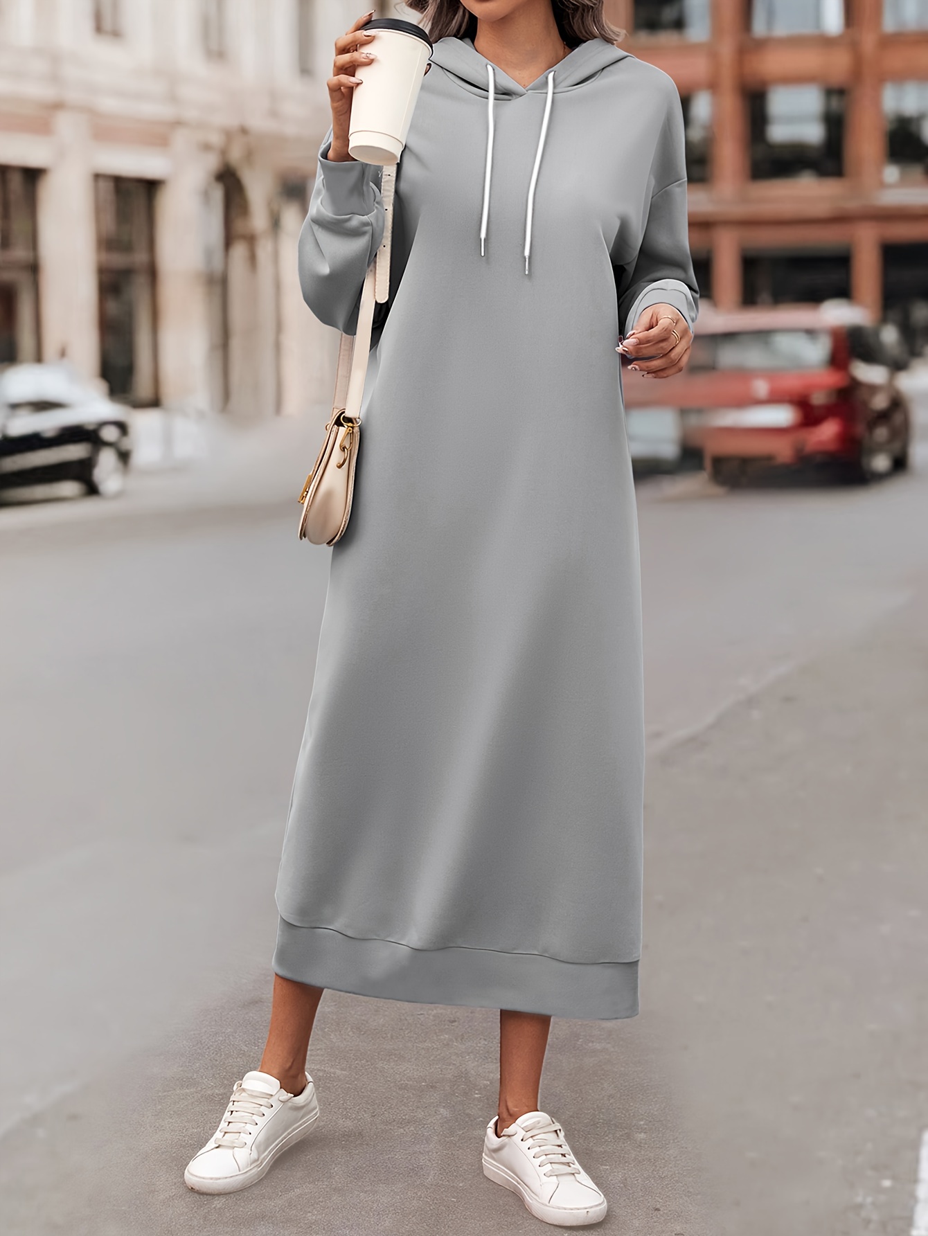 Hoodie 2024 maxi dress