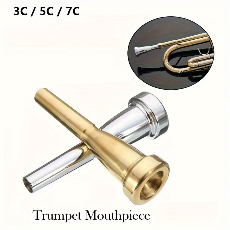 French Horn Mouth, Brass Standard Interface Horn Mouthpiece Compact Size  For Wind Instruments 