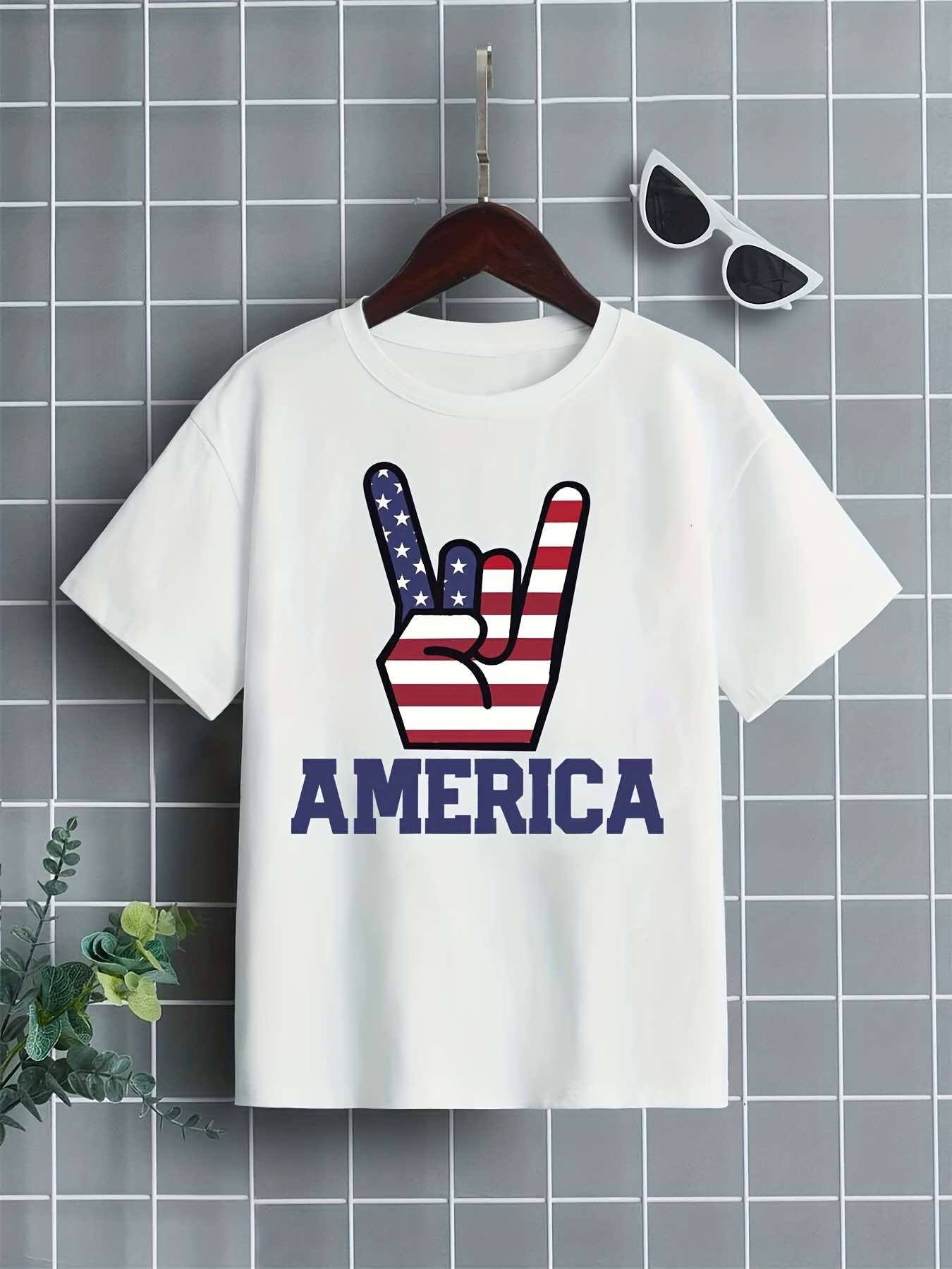 Playera del discount america para niño