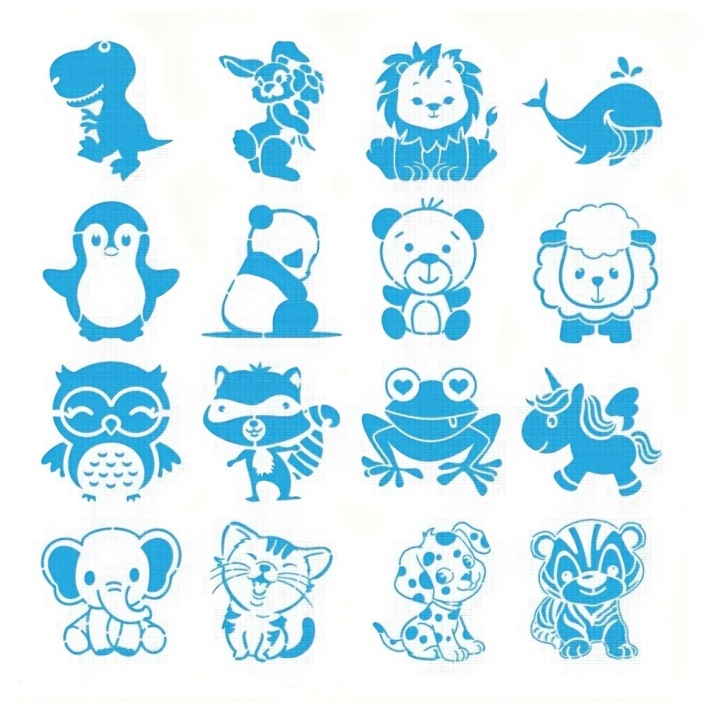 Free Printable Cute Animals Stencils