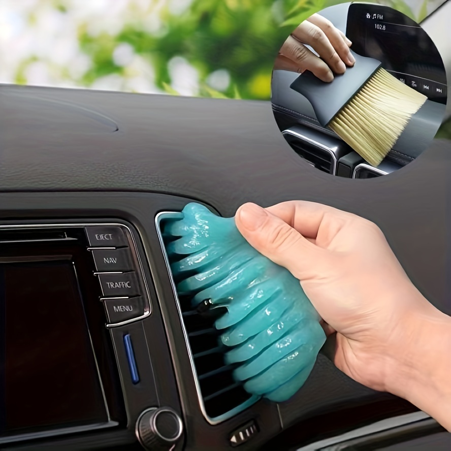 Car Cleaning Gel Send Cleaning Brush Car Cleaning Kit Universal Car Dust  Car Cleaning Car Vent Keyboard Cleaner Computer Laptop 160 G - Automotive -  Temu Canada