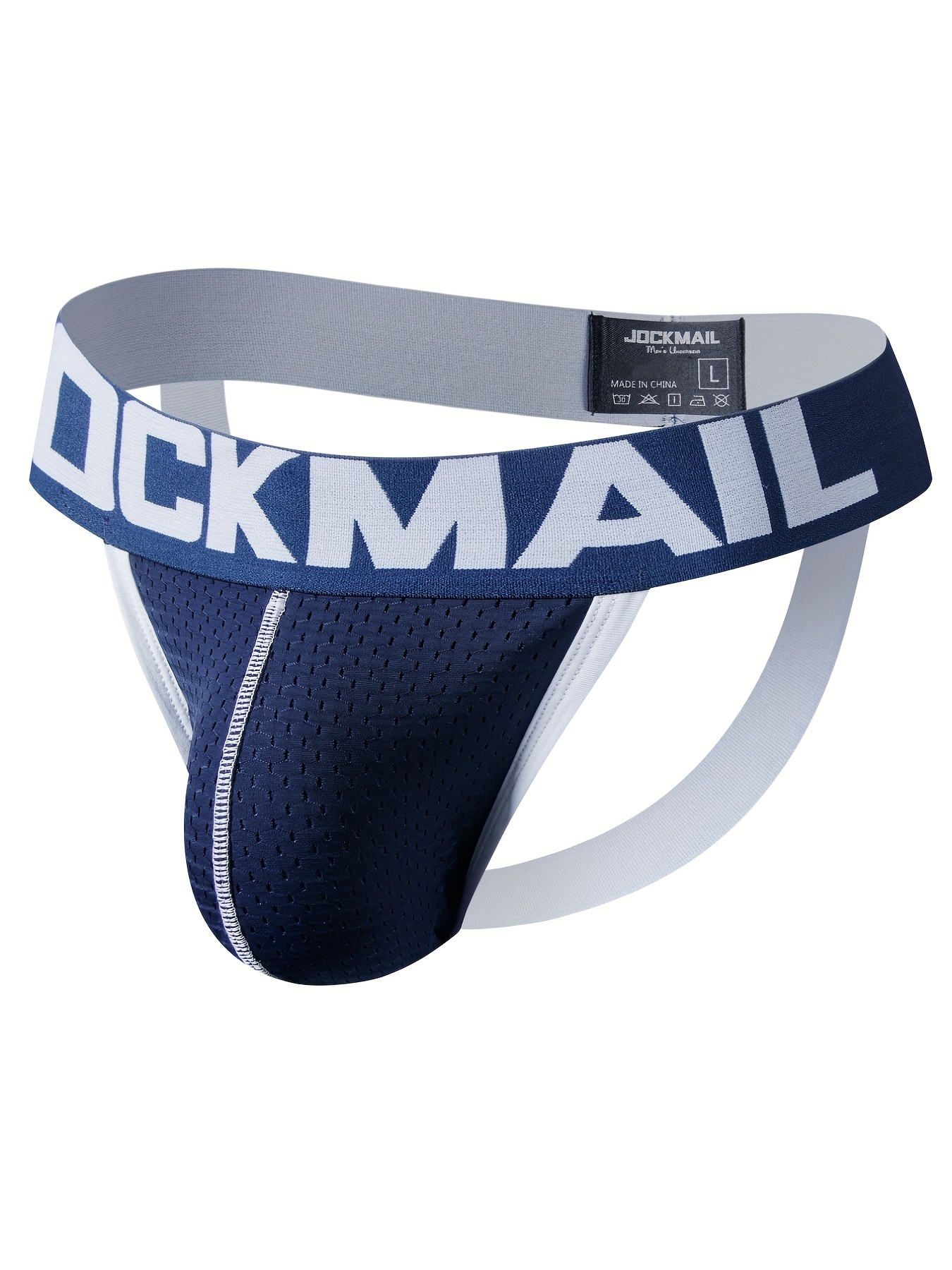 Men's Skin friendly Underwear Sexy Jockstrap Low Waist Front - Temu
