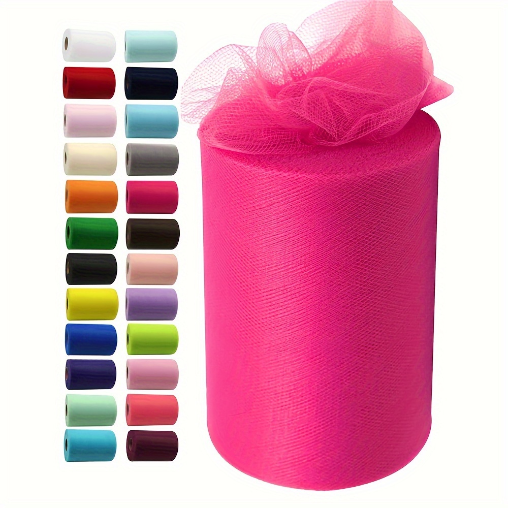 Tulle Roll *25yards Tulle Fabric Roll Tulle Ribbon For Diy - Temu