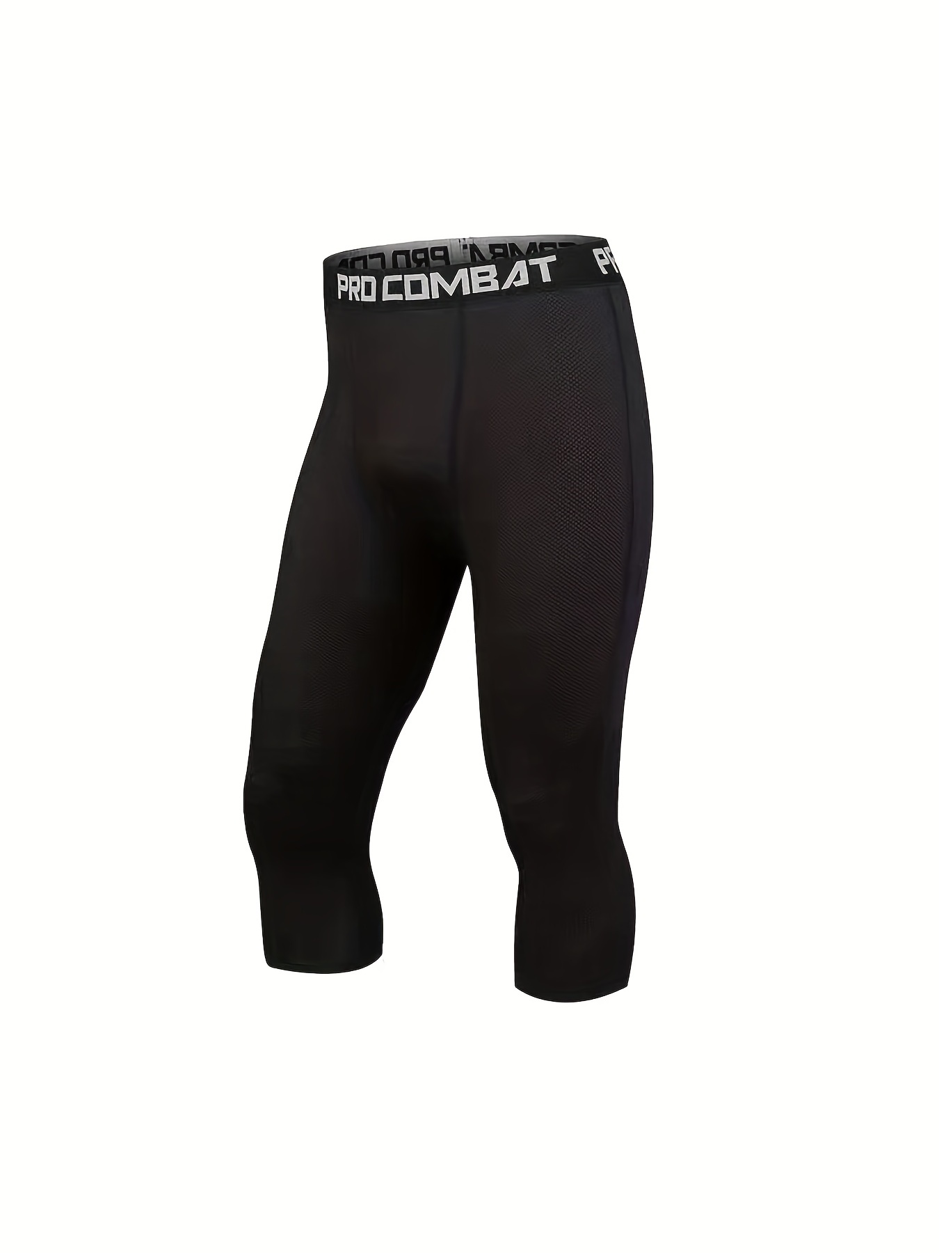 Pocket Compression Pants For Sports Basketball Training, 3/4