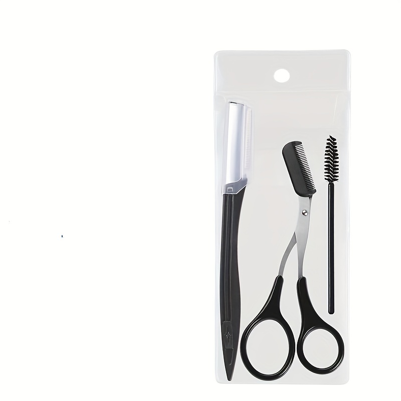 4pcs Eyebrow Grooming Kit Stainless Steel Set