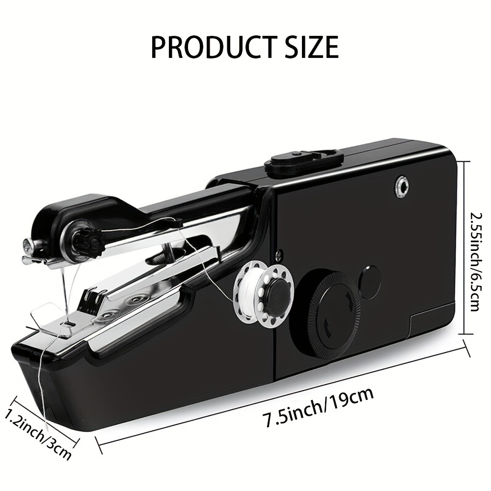 1pc Handheld Mini Sewing Machine, Hand Held Sewing Device Tool, Mini  Portable Cordless Sewing Machine, Essentials For Home Quick Repairing And  Stitch Handicrafts (Battery Not Included)