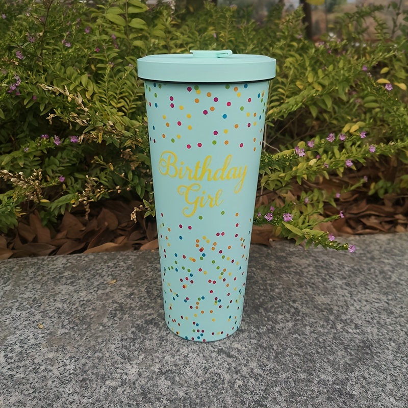 30oz Stainless Steel Vacuum Insulated Cup with Straw