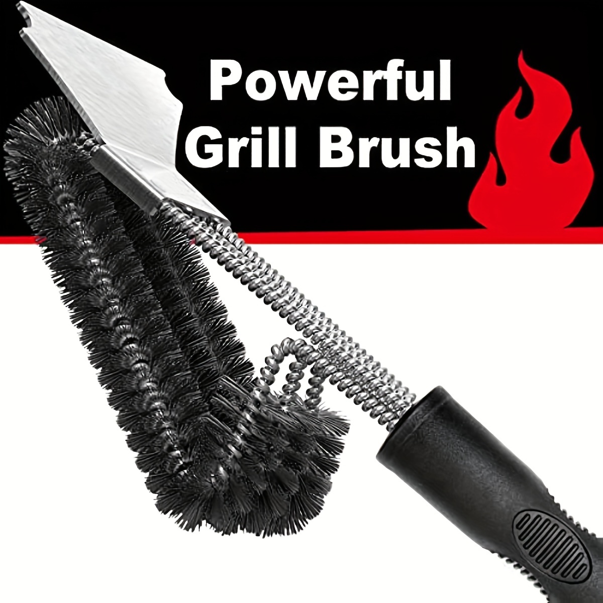 GRILLART Grill Brush Bristle Free & Wire Combined BBQ Brush - Safe &  Efficient Grill Cleaning Brush- 17 Grill Cleaner Brush for