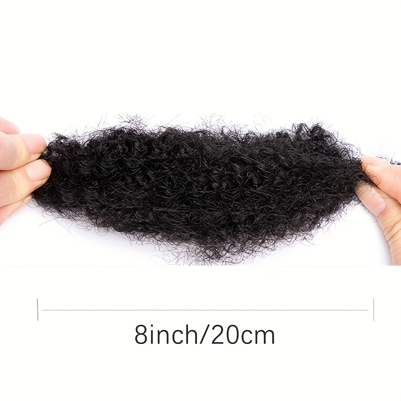 Afro Kinky Bulk Human Hair for Dreadlock Extensions, 50g