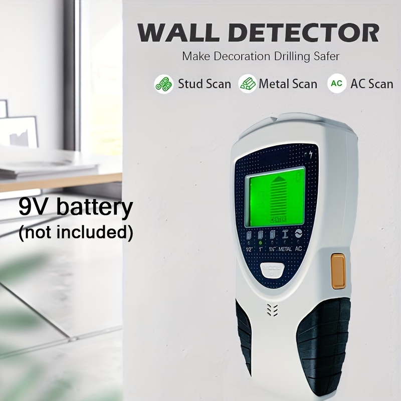 Escáner detector de pared de mano portátil Cables de CA de madera Tubos de  metal